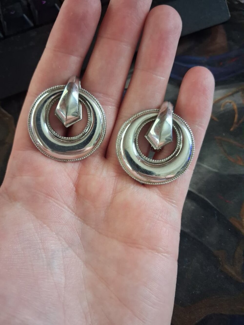 Vintage Marino clip on earrings